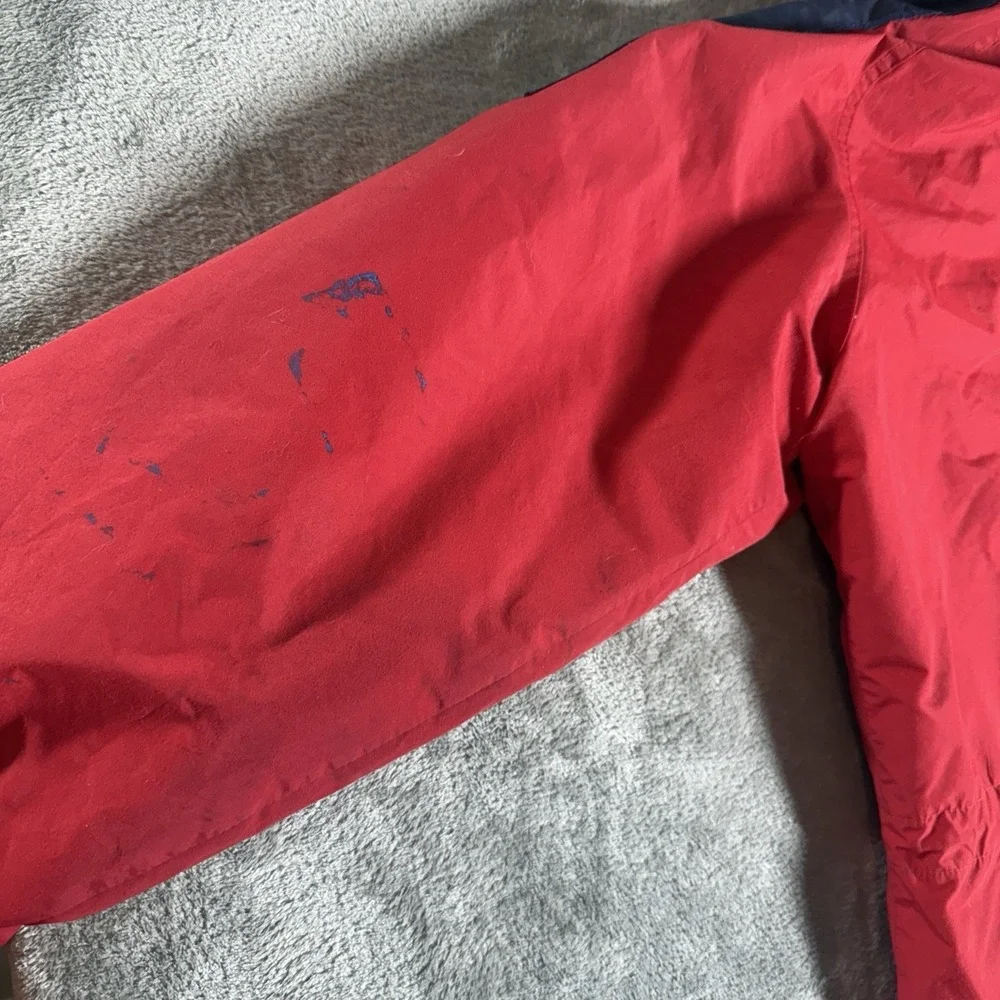 Vintage The North Face Extreme Gore-Tex Jacket Mens L Ski Snowboard Hooded Flaws